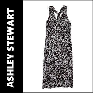 Ashley Stewart Woman Long Dress Size 2X Empire Waist Sleeveless